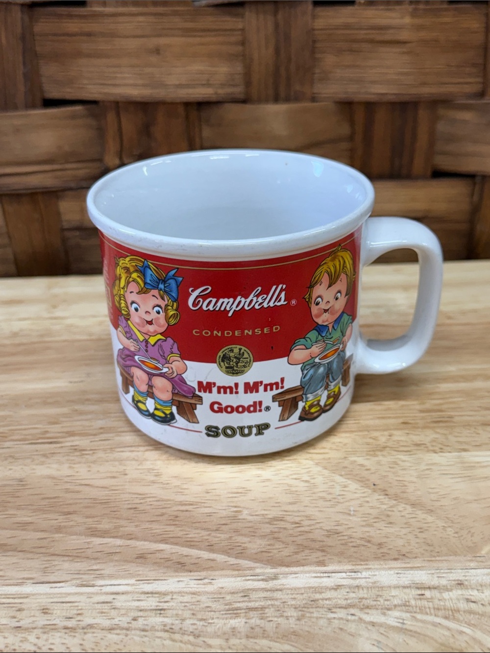 Campbell's Red Kids Soup Mug - Ceramic Collector's Cup